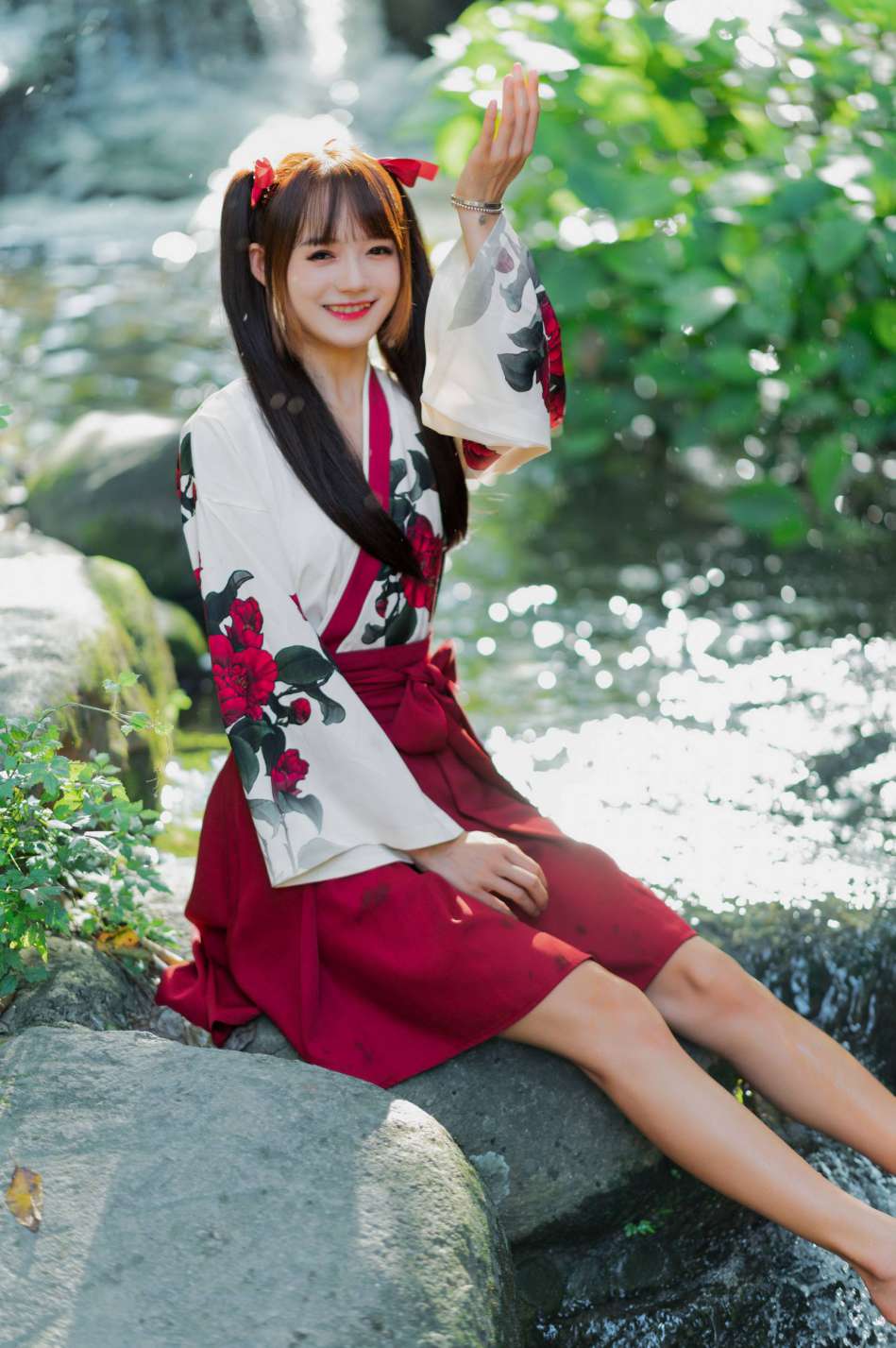 图片[2]-【免费】穿汉服的双马尾女孩【35P】20025-小春日