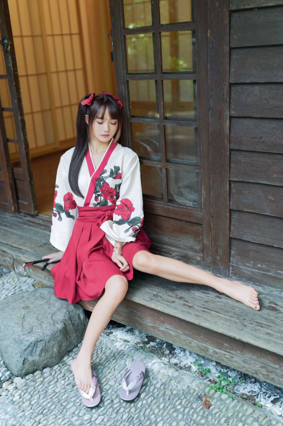 图片[3]-【免费】穿汉服的双马尾女孩【35P】20025-小春日