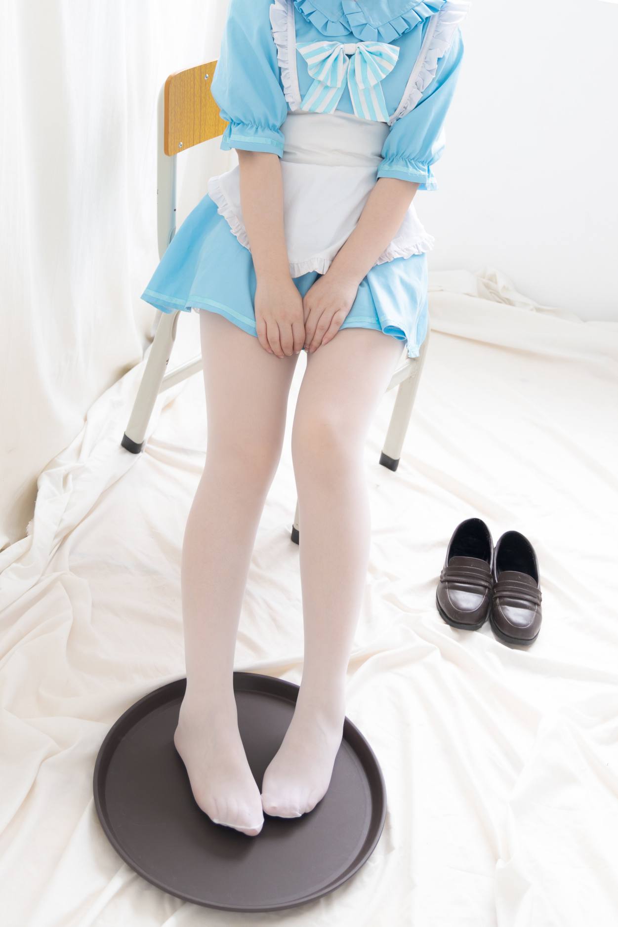 图片[4]-女仆装白丝女孩【43P】20014-小春日