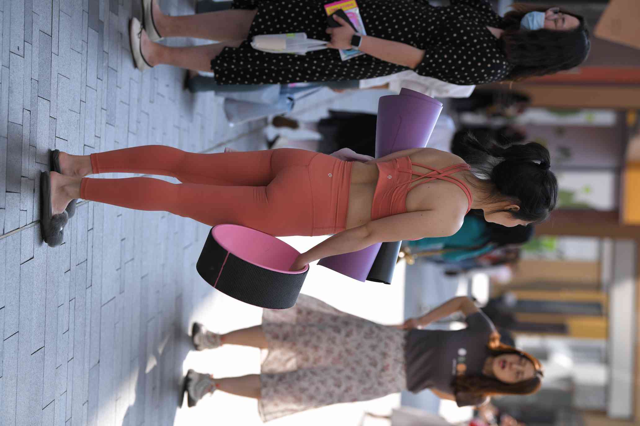 图片[2]-练瑜伽的姑娘【176P】04028-小春日