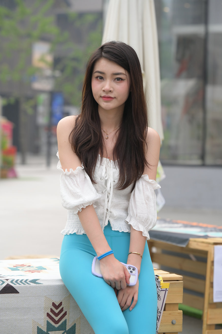 图片[2]-蓝色瑜伽裤漂亮女孩 J3299 769P-12.9GB-小春日