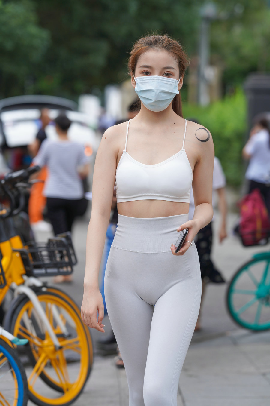 图片[2]-灰色瑜伽裤女孩 J1323 723P4V-17.9GB-小春日