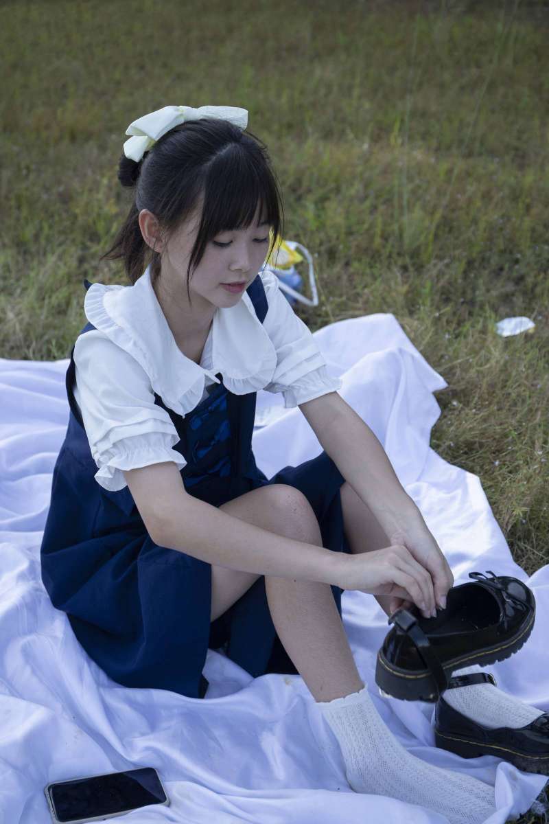 图片[4]-非常甜美的牛仔裙女孩【226P】20021-小春日