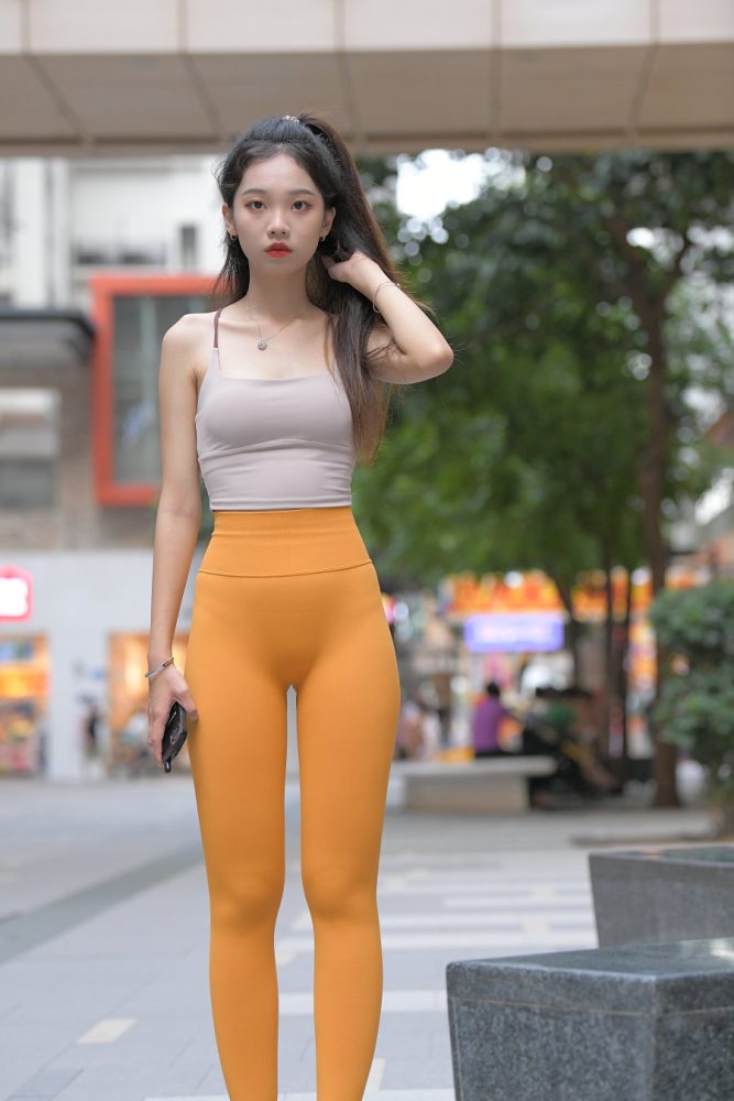 超级可爱的橘黄瑜伽裤女孩J3030 801P1V-28.0GB-小春日