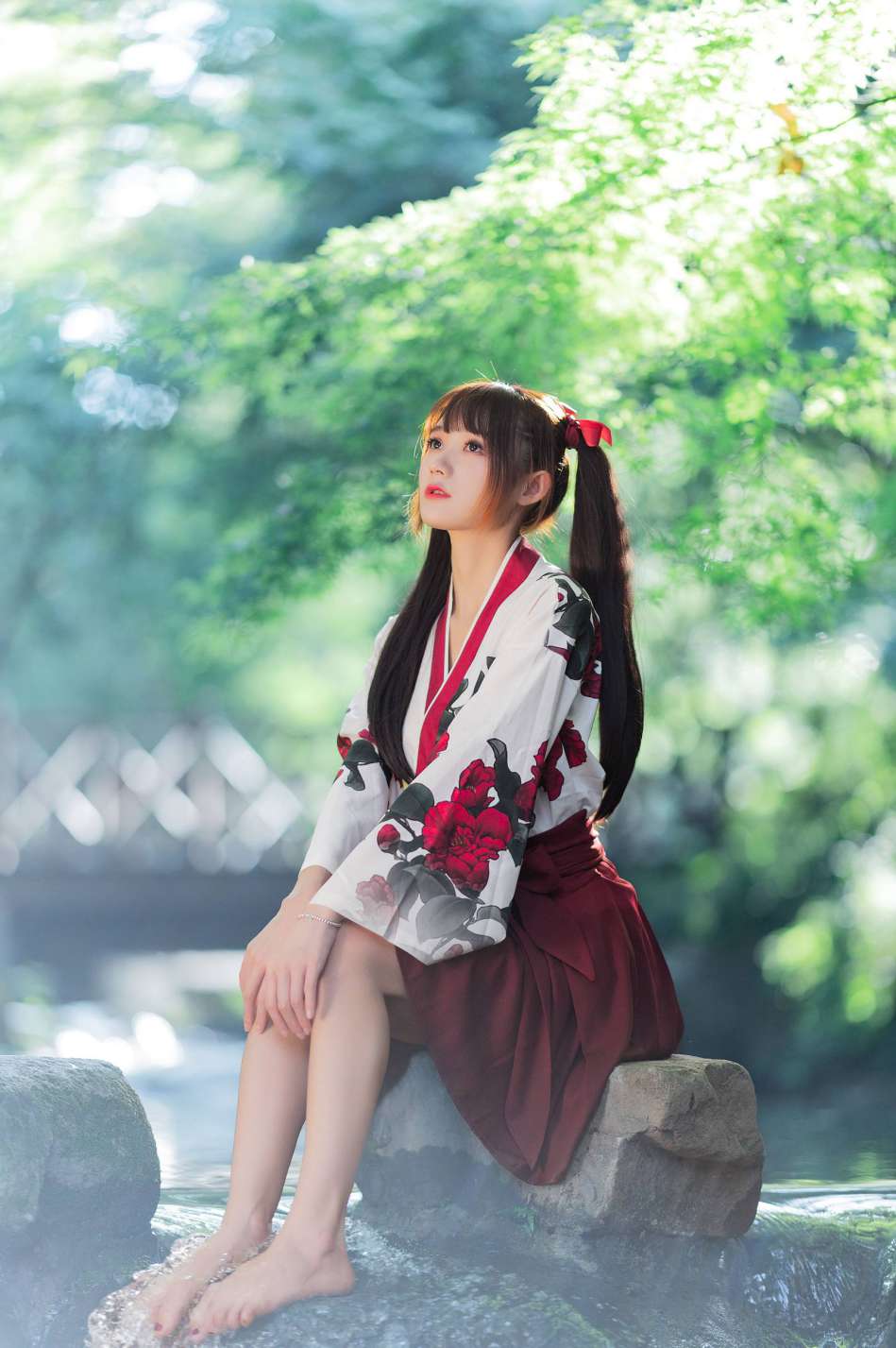 图片[1]-【免费】穿汉服的双马尾女孩【35P】20025-小春日