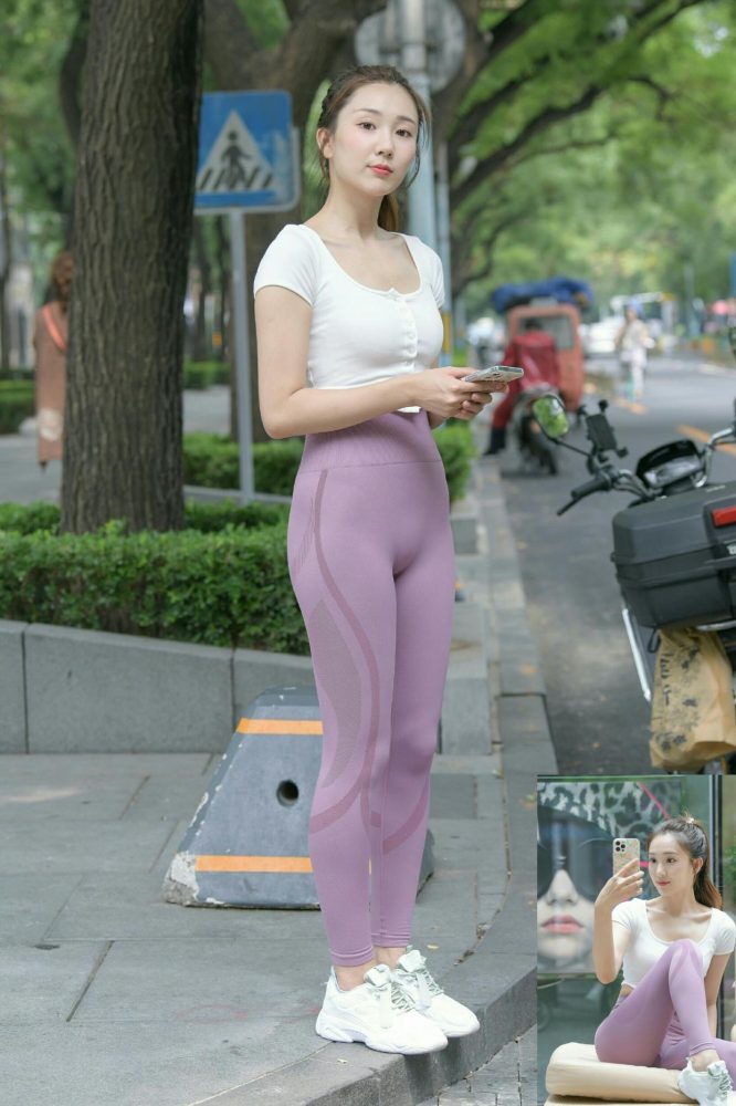 图片[5]-香芋色瑜伽裤高马尾漂亮女孩J2206 545P1V-19.1GB-小春日