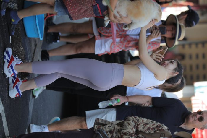 逛街的马尾辫瑜伽老师【556P】00016-小春日