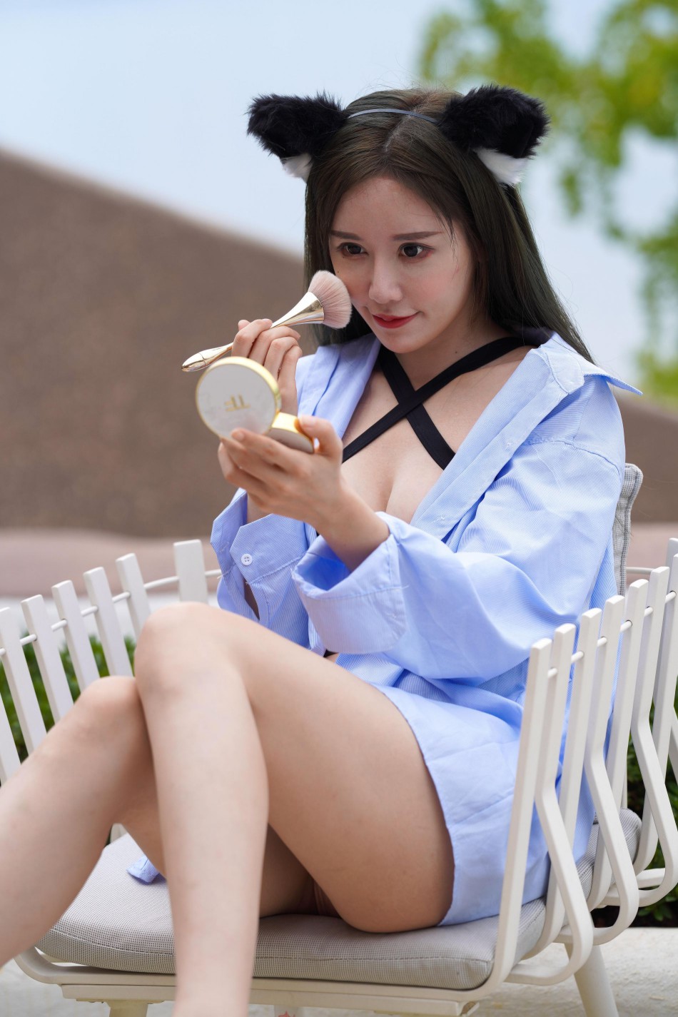 图片[5]-可爱的猫耳朵比基尼美少女【394P】00043-小春日