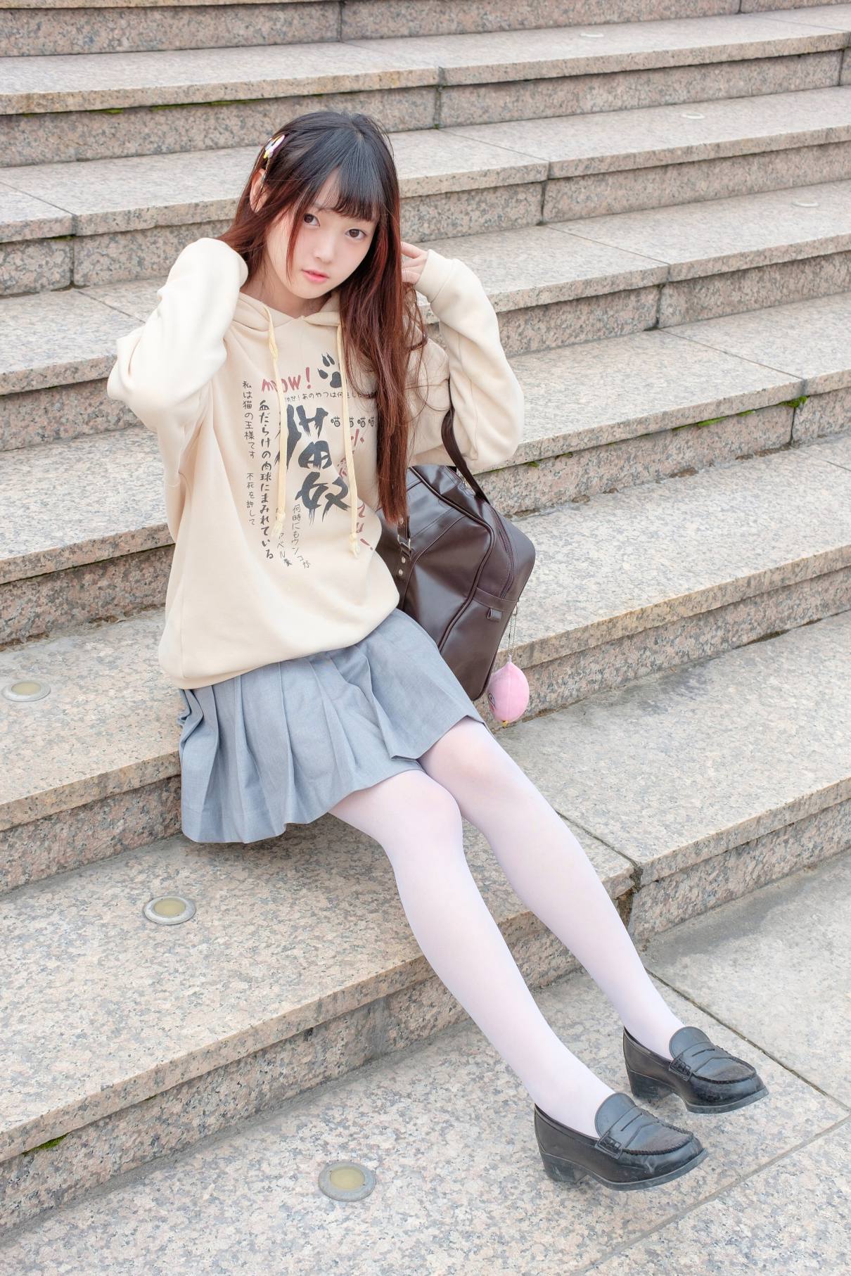 图片[1]-甜美的白丝女孩【131P】20007-小春日