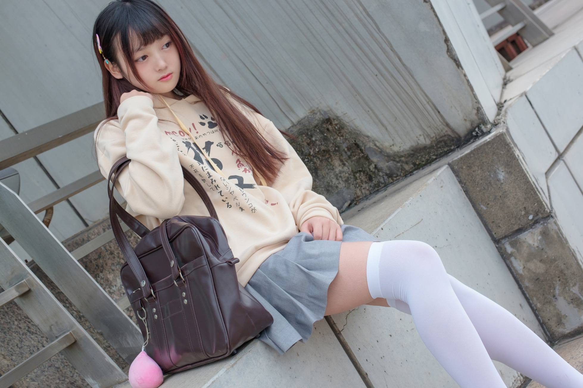 图片[3]-甜美的白丝女孩【131P】20007-小春日