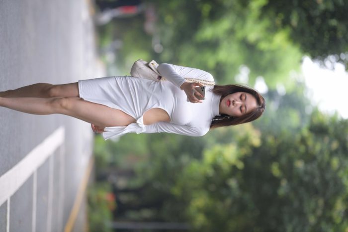 非常精致的侧边裙姑娘，忒好看了！【299P】00017-小春日