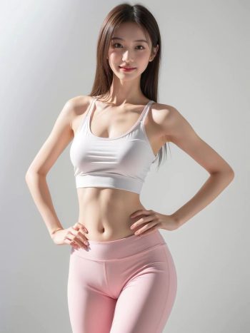 图片[17]-AI瑜伽裤清纯妹子系列图-小春日