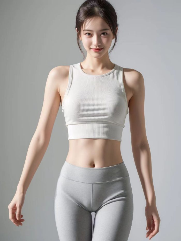 AI瑜伽裤清纯妹子系列图-小春日