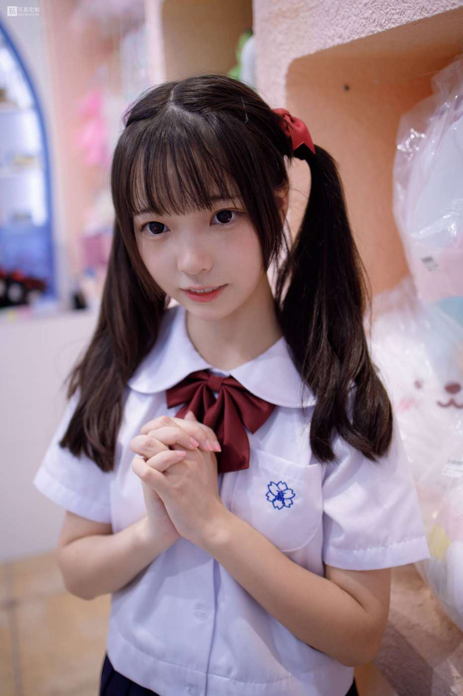 图片[4]-眼神好清澈的双马尾白丝女孩【75P】20019-小春日