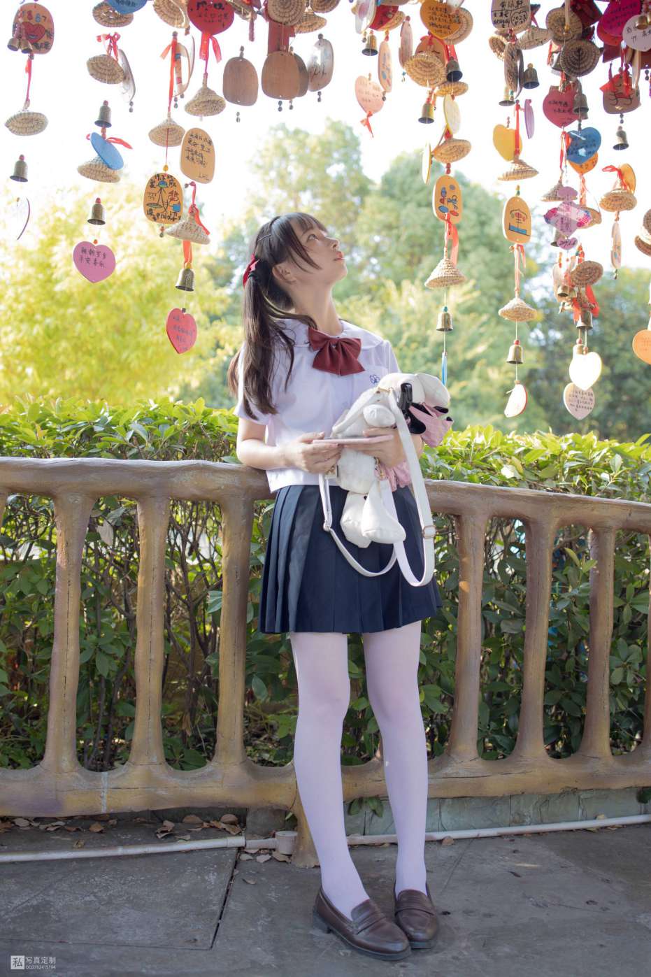 图片[5]-眼神好清澈的双马尾白丝女孩【75P】20019-小春日